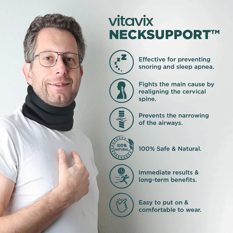 NeckSupport™ - Nooit meer snurken